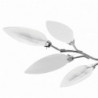 Deckenleuchte Weiße & Klare Acrylglas-Blätter 3 × E14-Lampen