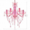 Acryl Kronleuchter rosa pink