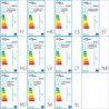 Kronleuchter mit Perlen Silbern 12 x E14-Fassungen