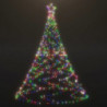 LED-Weihnachtsbaum mit Metallpfosten 500 LEDs Mehrfarbig 3 m