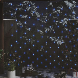 Weihnachts-Lichternetz Blau...