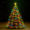 Weihnachtsbaum-Lichternetz mit 180 LEDs Bunt 180 cm