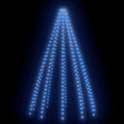 Weihnachtsbaum-Lichternetz mit 250 LEDs Blau 250 cm