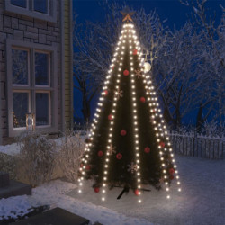 Weihnachtsbaum-Lichternetz mit 300 LEDs Kaltweiß 300 cm