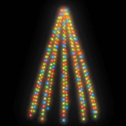 Weihnachtsbaum-Lichternetz mit 300 LEDs Bunt 300 cm