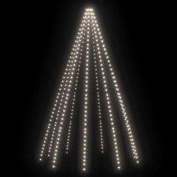 Weihnachtsbaum-Lichternetz mit 400 LEDs Kaltweiß 400 cm