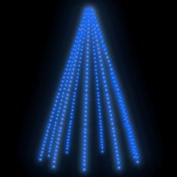 Weihnachtsbaum-Lichternetz mit 400 LEDs Blau 400 cm
