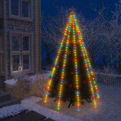 Weihnachtsbaum-Lichternetz mit 400 LEDs Bunt 400 cm