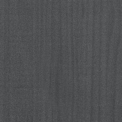 Pflanzkübel Grau 31x31x31 cm Massivholz Kiefer