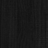 Pflanzkübel Schwarz 50x50x70 cm Massivholz Kiefer