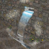 Ubbink Wasserfall Nevada Edelstahl 30 cm mit LED-Beleuchtung