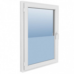 Fensterfolie Sichtschutzfolie Milchglas Selbstklebend 0,9×10 m