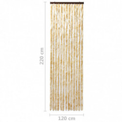 Insektenschutz-Vorhang Beige 120x220 cm Chenille