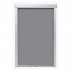 131272 Blackout Roller Blinds Grey P08/408