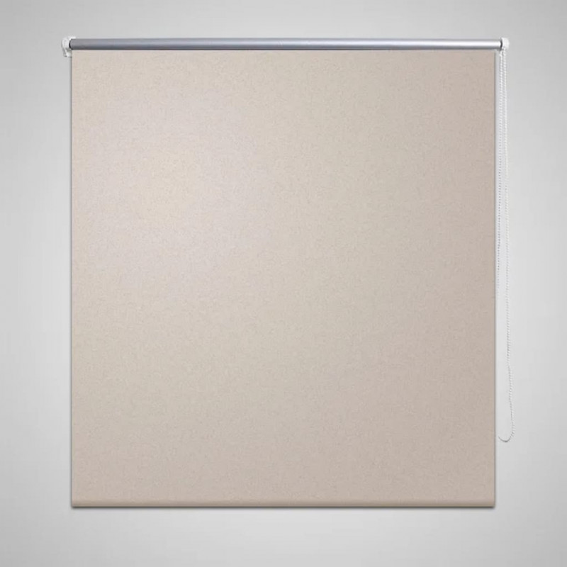 Verdunkelungsrollo Verdunklungsrollo 100 x 230 cm beige