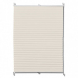 Plissee Faltrollo Rollo Plisseerollo 80x100cm Creme