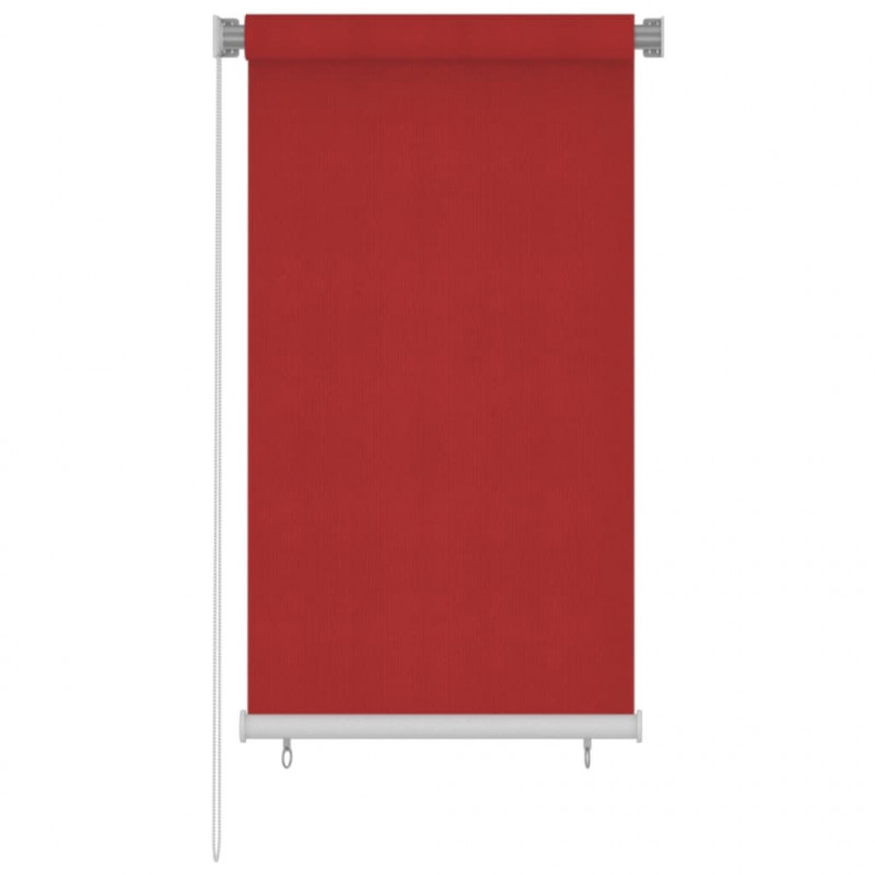 Außenrollo 80x140 cm Rot HDPE