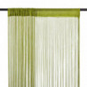 Fadenvorhänge 2 Stk. 100 x 250 cm Grün