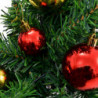 Weihnachtsgirlande Geschmückt mit Kugeln und LED-Lichtern 20 m