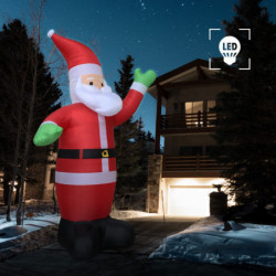 Aufblasbarer Weihnachtsmann LED IP44 600 cm XXL