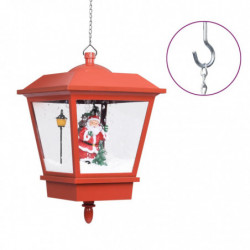 Weihnachts-Hängelampe LED-Licht und Weihnachtsmann Rot 27×27×45