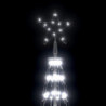 Weihnachtsbaum-Dekoration Kegelform 752 LEDs 160x500cm Kaltweiß