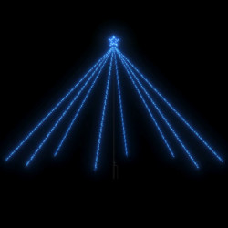 Weihnachtsbaum-Lichterkette Indoor Outdoor 576 LEDs Blau 3,6 m