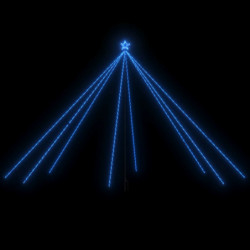 Weihnachtsbaum-Lichterkette Indoor Outdoor 800 LEDs Blau 5m