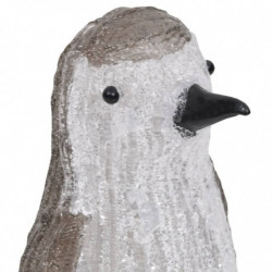 LED-Weihnachtsfigur Pinguin Acryl Indoor und Outdoor 30 cm