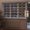 LED-Lichtervorhang mit Sternen 500 LEDs Warmweiß 8 Funktionen