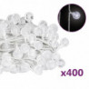LED-Lichterkette Kugeln 40m 400 LEDs Kaltweiß 8 Funktionen