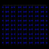 LED-Lichtervorhang 3x3 m 300 LEDs Blau 8 Funktionen