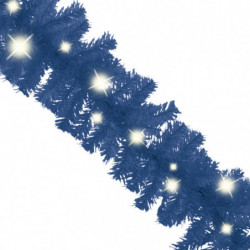 Weihnachtsgirlande mit LED-Lichtern 5 m Blau