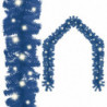 Weihnachtsgirlande mit LED-Lichtern 20 m Blau