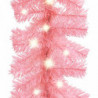 Weihnachtsgirlande mit LED-Lichtern 20 m Rosa