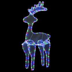 Rentier Weihnachtsdekoration mit Mesh 306 LEDs 60x24x89 cm