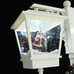Weihnachts-Straßenlampe mit Weihnachtsmann 81x40x188 cm PVC