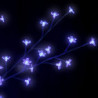 Weihnachtsbaum 120 LEDs Blaues Licht Kirschblüten 150 cm