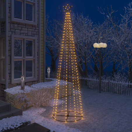 Weihnachtskegelbaum 400 Warmweiße LEDs Dekoration 100x360 cm