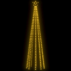 Weihnachtskegelbaum 400 Warmweiße LEDs Dekoration 100x360 cm