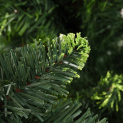 Künstlicher Weihnachtsbaum mit Kiefernzapfen Grün 210 cm