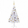 Künstlicher Weihnachtsbaum mit LEDs & Schmuck 120 cm 230 Zweige