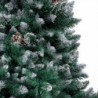 Künstlicher Weihnachtsbaum mit LEDs Kugeln & Zapfen 180 cm