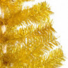 Künstlicher Weihnachtsbaum mit LEDs & Kugeln Golden 240cm PET