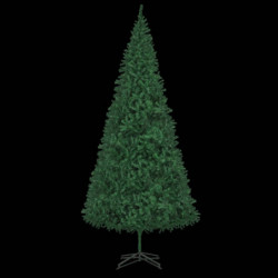 Künstlicher Weihnachtsbaum mit LEDs 500 cm Grün