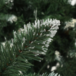 Künstlicher Weihnachtsbaum mit LEDs Kiefernzapfen 210 cm