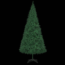Künstlicher Weihnachtsbaum mit LEDs & Kugel-Set 500 cm Grün