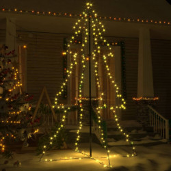 Weihnachtskegelbaum 240 LEDs Indoor Outdoor 118x180 cm