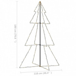 Weihnachtskegelbaum 240 LEDs Indoor Outdoor 118x180 cm