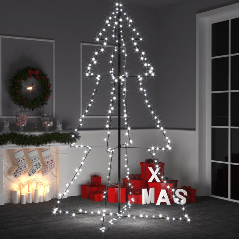 Weihnachtsbaum Kegelform 240 LEDs Indoor und Outdoor 118x180 cm